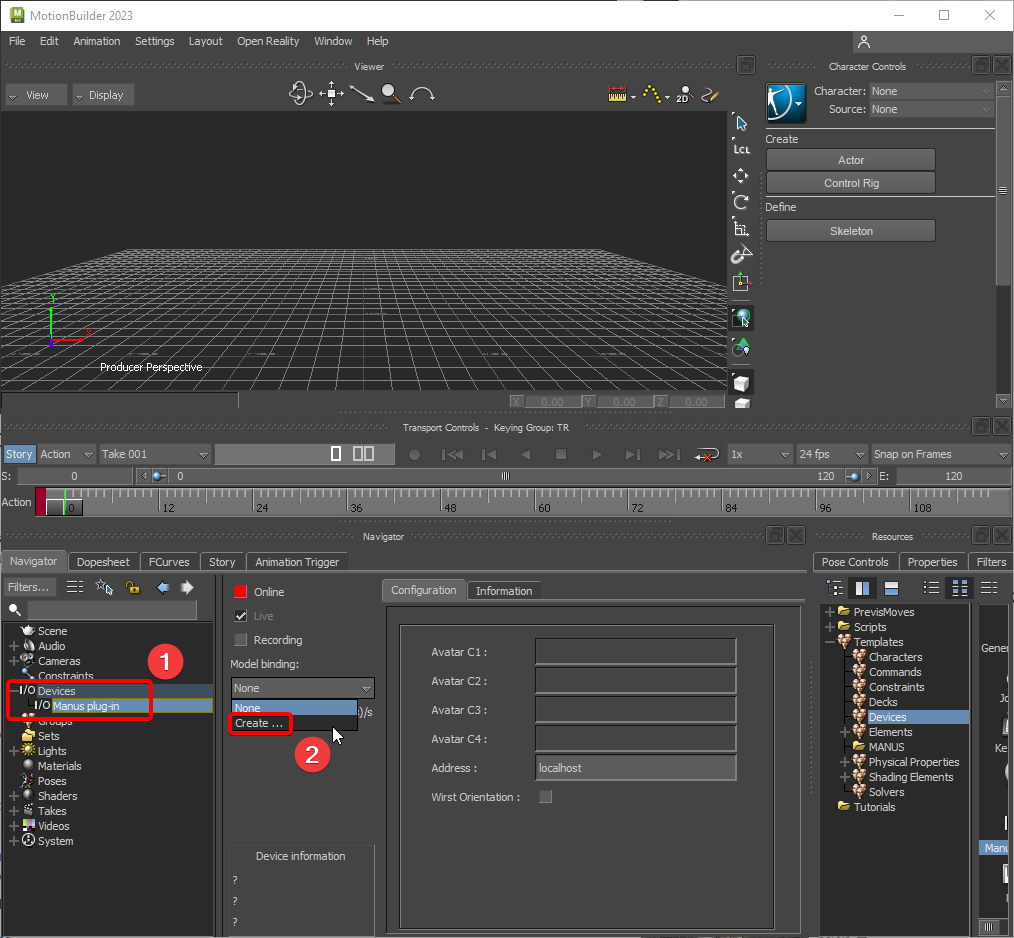 安い motionbuilder セットアップ